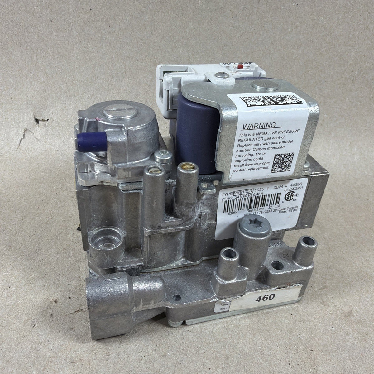 TESTED🔥  HONEYWELL VK8105R1025/VAL08715 3-STAGE GAS VALVE 166169 (#460)