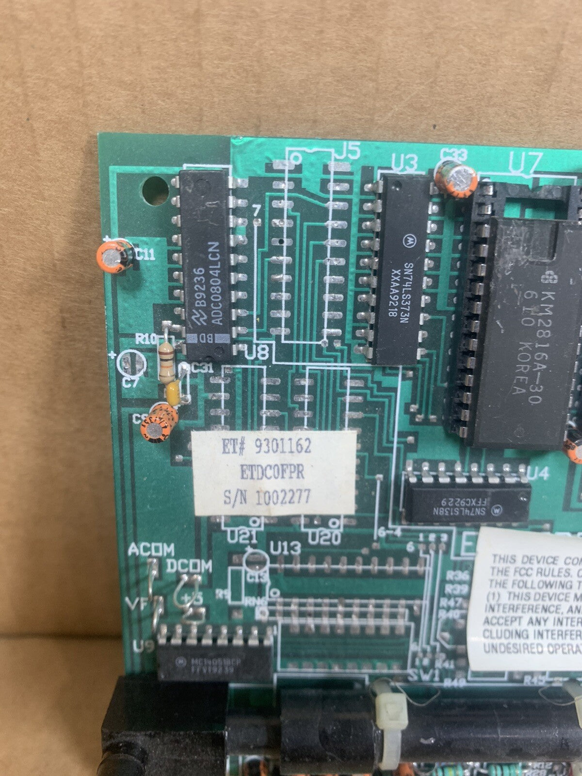 TESTED! Enviro-tec PC12-3-B-0 Circuit Control Board 900 Z812228 ET# 9301162 H14