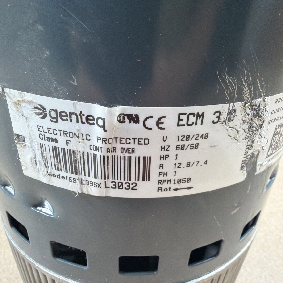 TESTED🔥 Genteq ECM 3.0 Blower Motor 5SME39SXL3032 1HP 101564-02 GC07