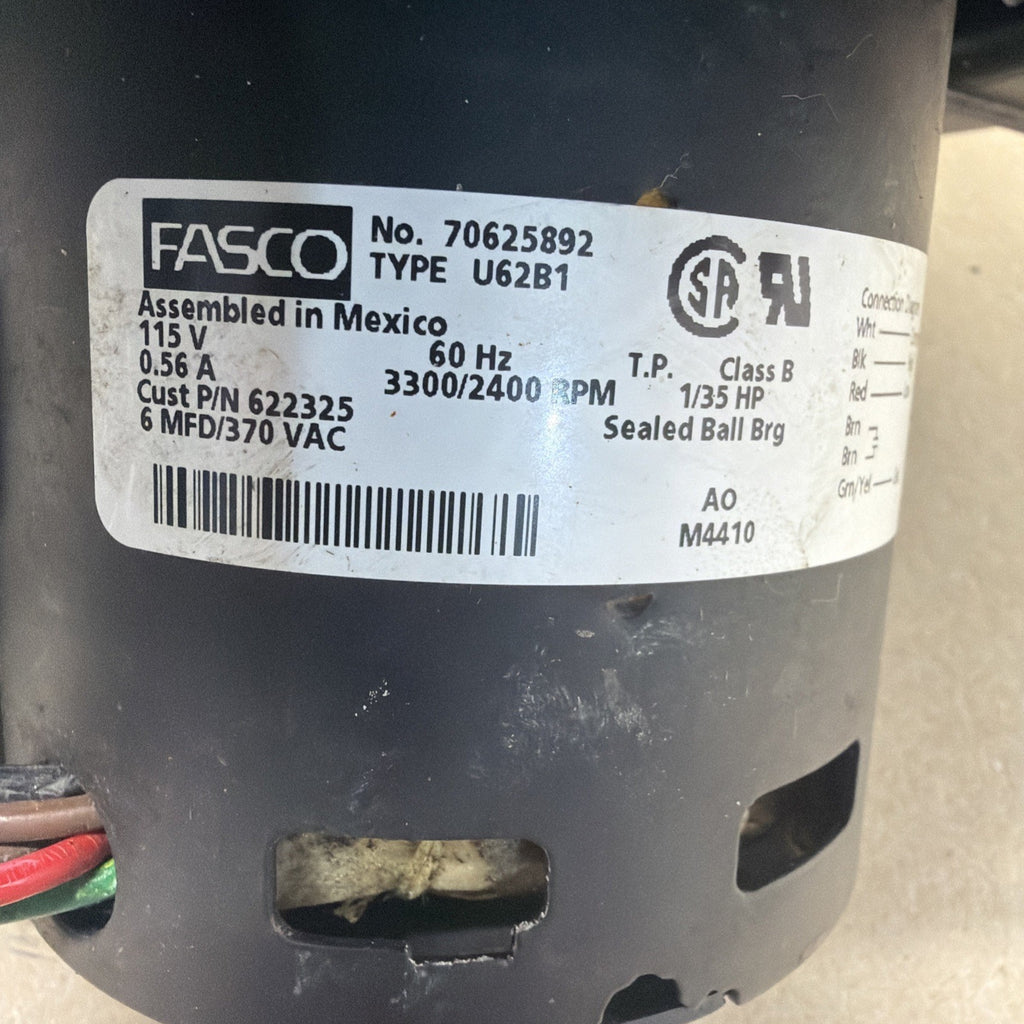 ✅ FASCO 70625892 Draft Inducer Blower Motor 622325 115V 1/35HP