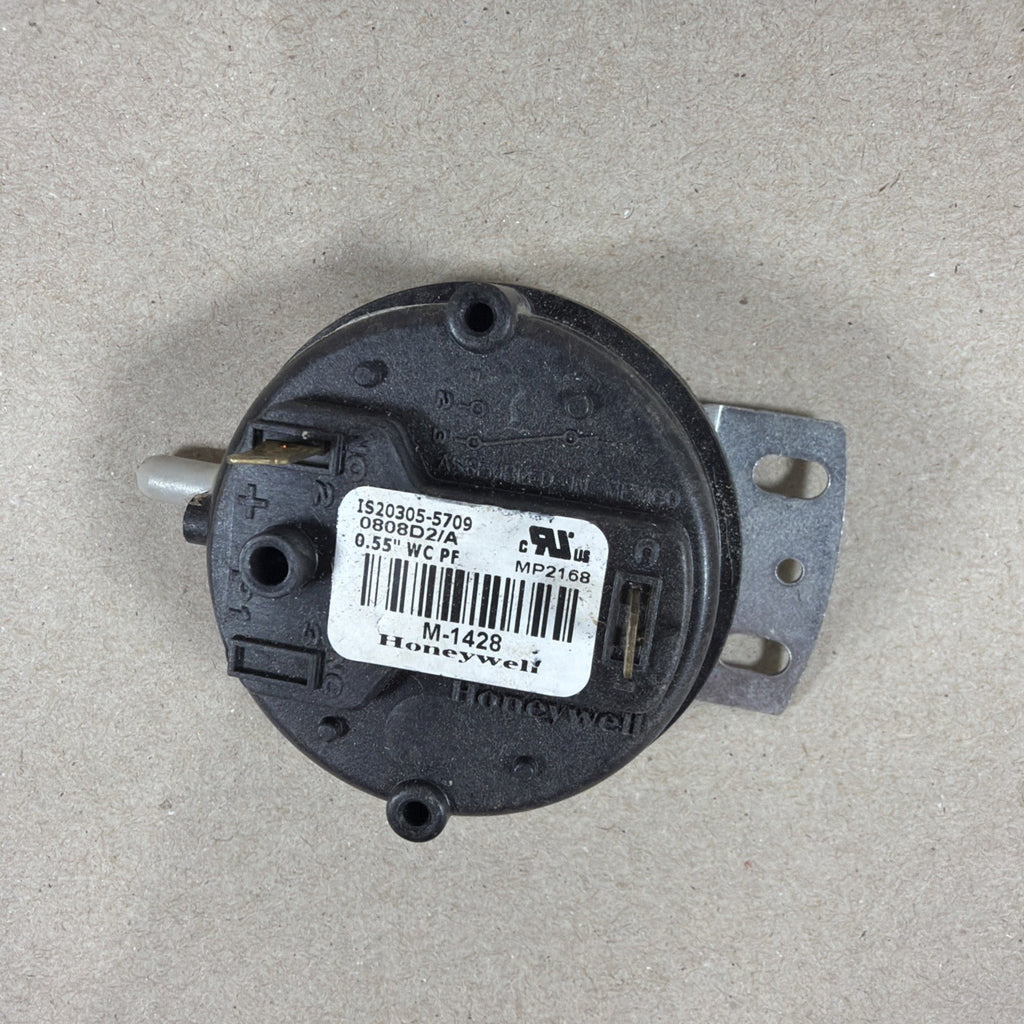 🔥🔥. Pressure Switch |  IS20305-5709. Honeywell  M-1428.  0.55” WC PF. (Bin C)