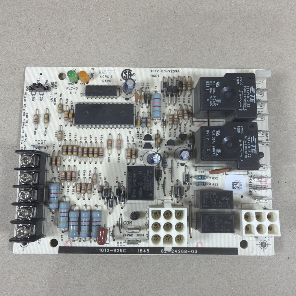 TESTED🔥 Carrier 1012-83-9259A Furnace Control Board 62-24268-03 1012-925C