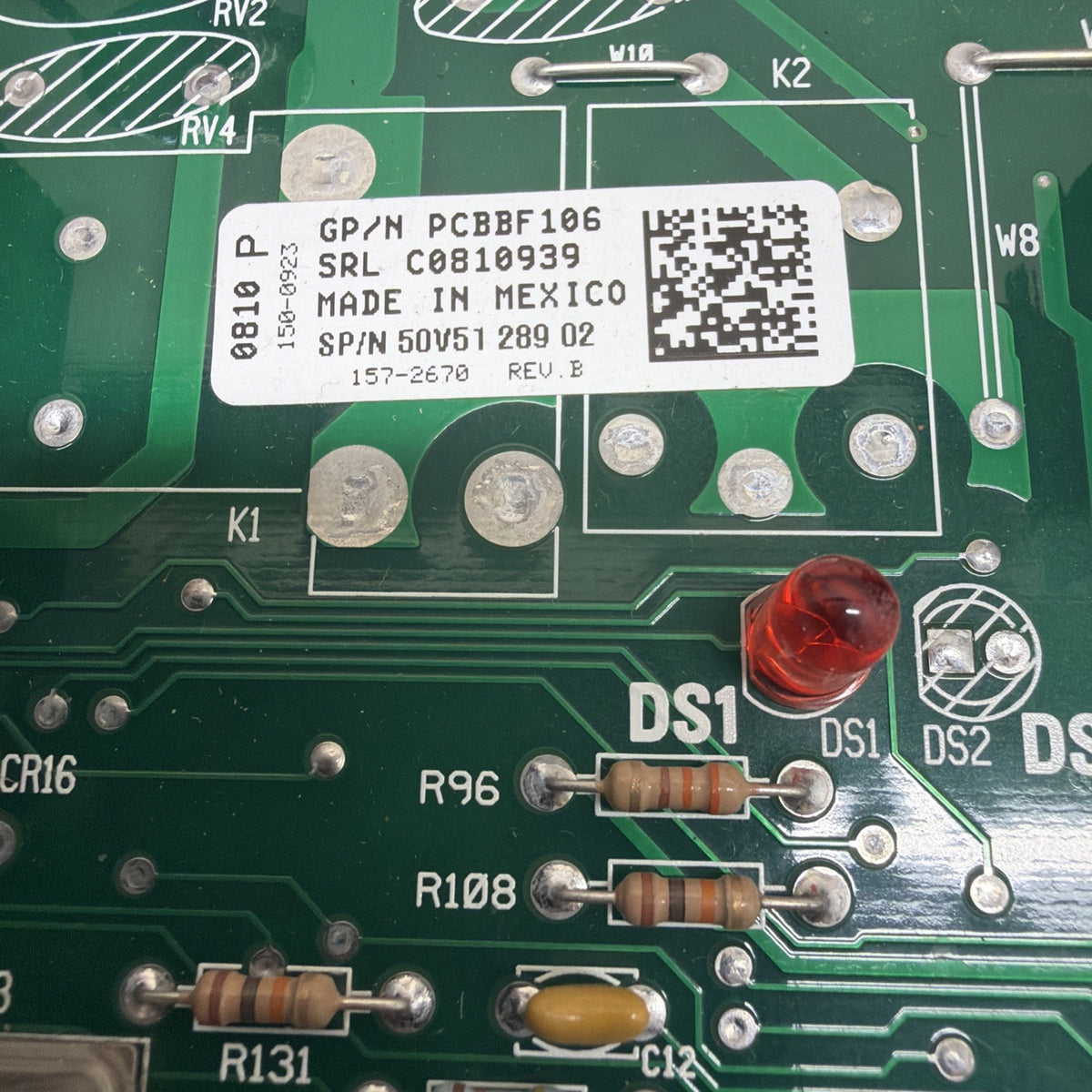 TESTED🔥 Goodman Janitrol Amana PCBBF106 Control Circuit Board 50V51-289-02