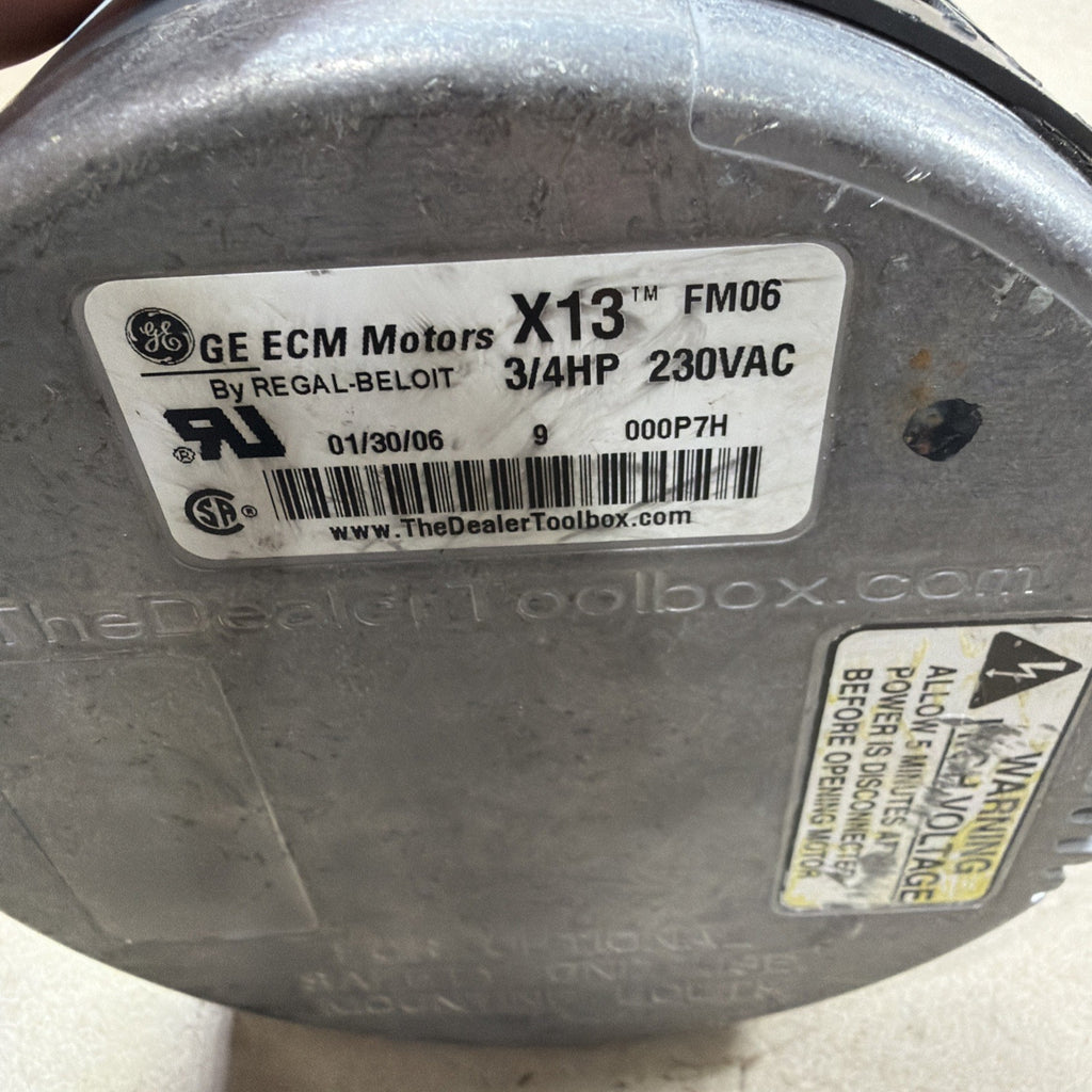 TESTED🔥 GE ECM X13 3/4 HP 230V Blower Motor 5SME39NXL020 HD46AE238 FM06