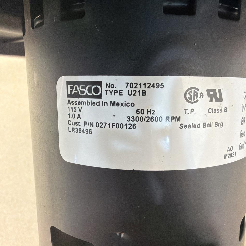 TESTED✅  OEM Goodman Draft Inducer Motor FJK7801296-4  702112495JS