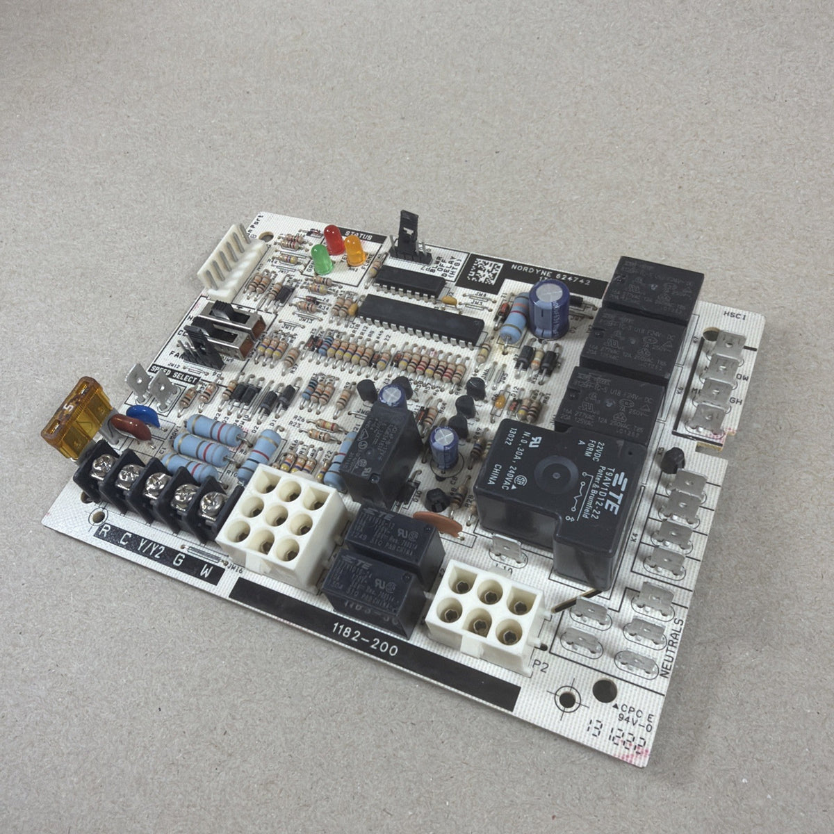 TESTED🔥🔥 1182-83-2003A NORDYNE 624742 Furnace Control Circuit Board 1182-200