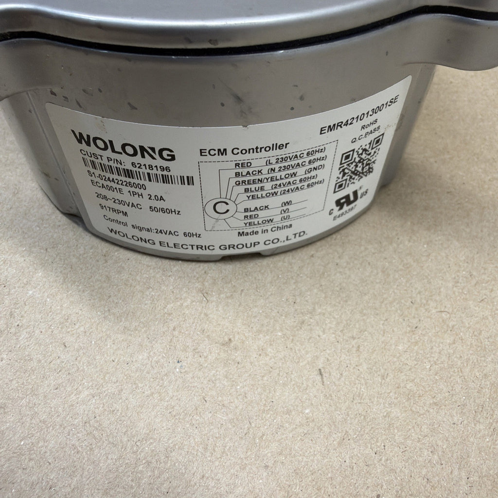 ✅ York ZWB4710L03A, EMR421013001SE, 6218196, S1-02442226000, Condenser Fan Motor