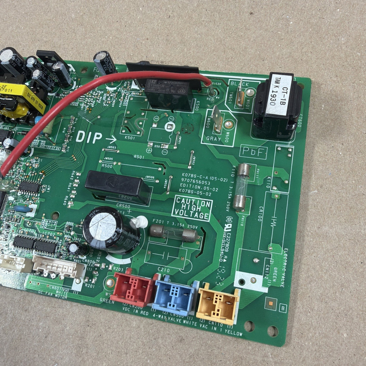 TESTED🔥 Fujitsu Control Board Card K07BS-C-A(02-01) 9707656022 K07BS-02-01