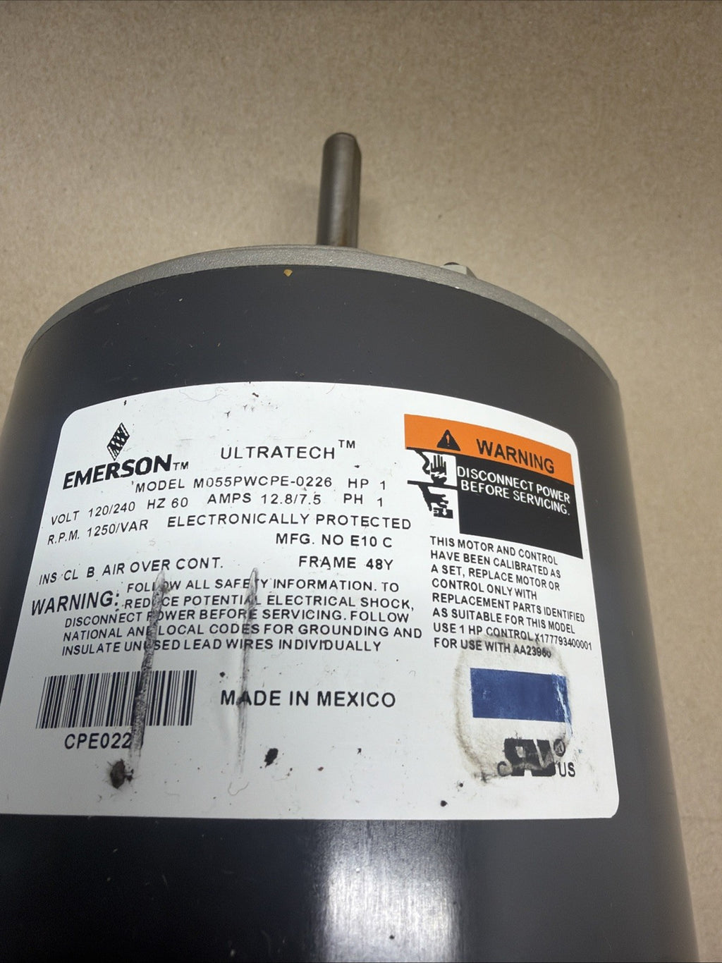TESTED✅ Goodman M055PWCPE-0226 Programmable ECM Module D154829P01   1 HP