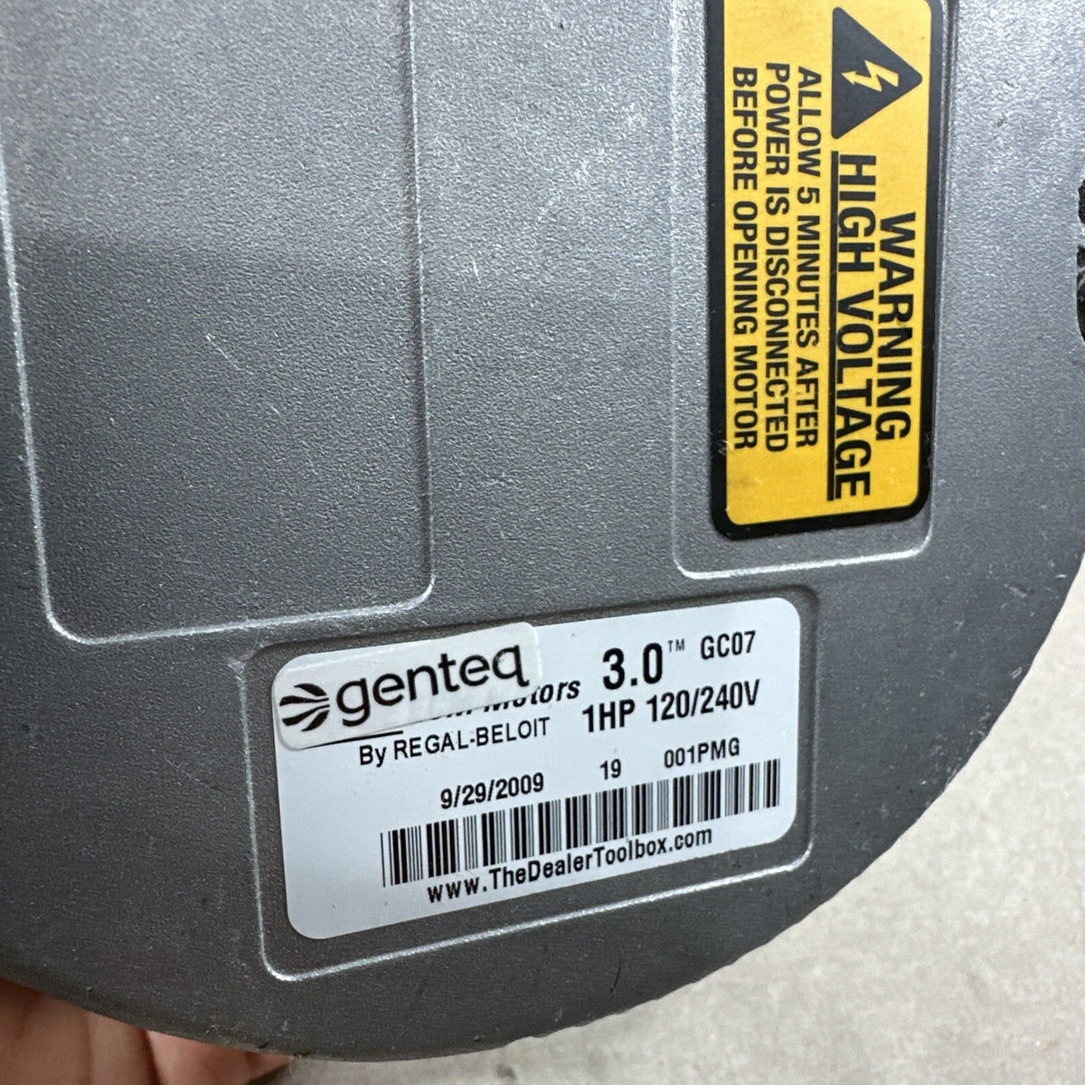 🔥🔥 Genteq ECM 3.0 HD52RE122 Blower Motor 5SME39SXL3008A. GC07  3.0  1HP N102