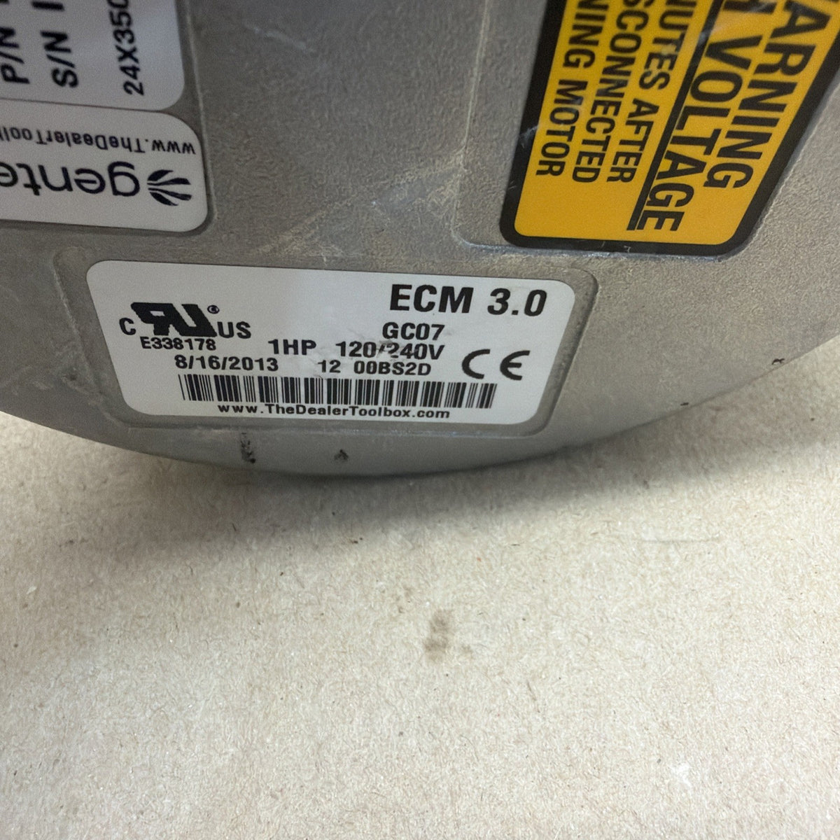 TESTED✅ Genteq ECM 3.0 Blower Motor 5SME39SXL3032 1HP 101564-02 GC07
