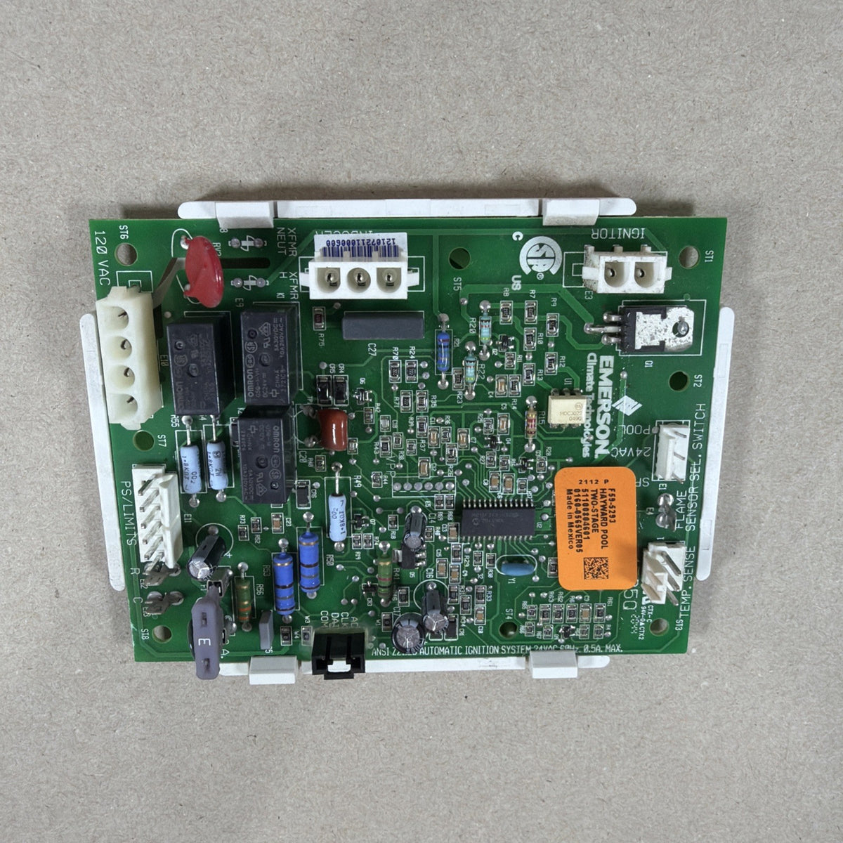 🔥 HAYWARD F59-5293 Pool Heater Two Stage Control Circuit Board 0160-0565 (N50)