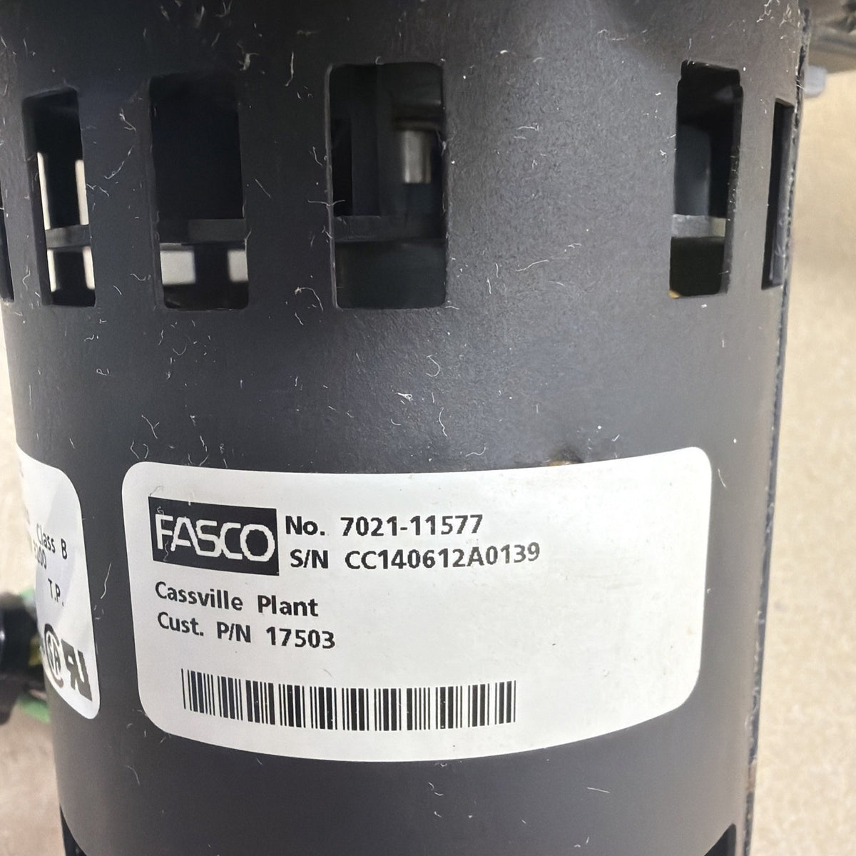 ✅ FASCO 702111577 Draft Inducer Blower Motor Assembly 024-34558-000 7021-11577