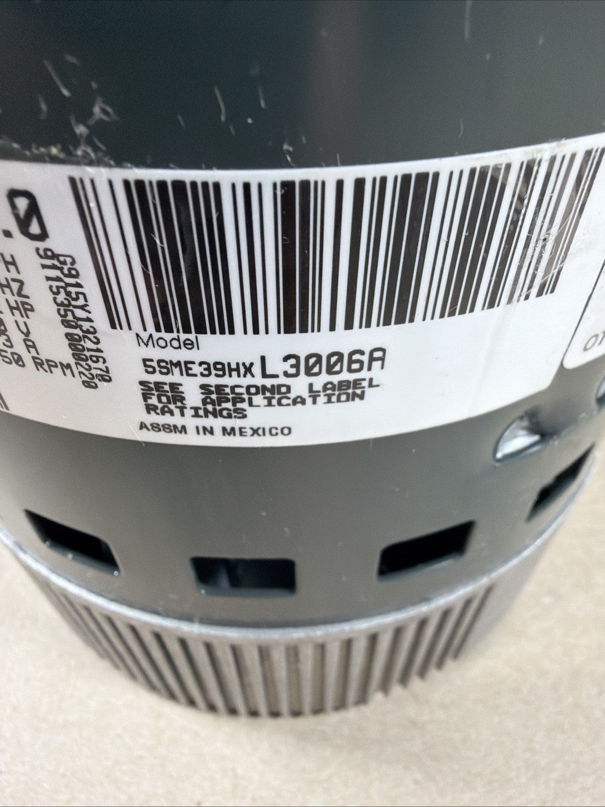 TESTED🔥 5SME39HXL3006A HD44RE122 ECM 3.0 GC08 Carrier Furnace blower motor