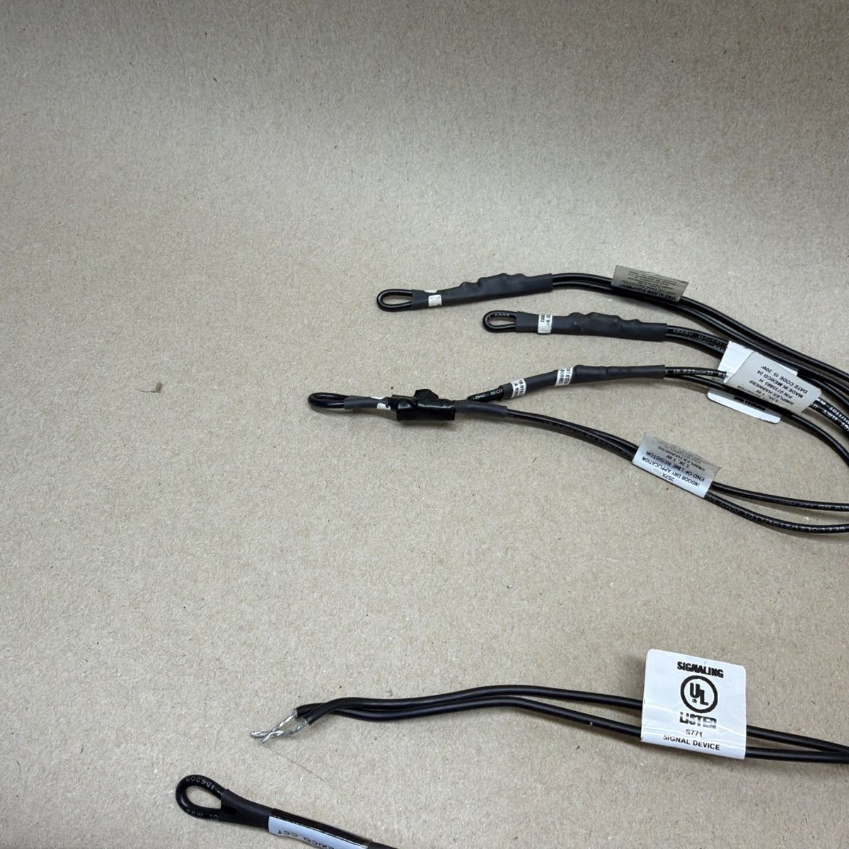 LOT OF 10 SIMPLEX 0733893 END OF LINE RESISTOR HARNESS FIRE ALARM SIGNALING WIRE