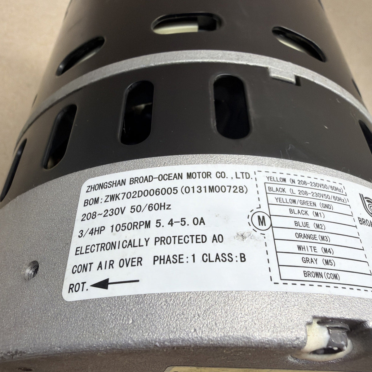 TESTED✅ BROAD-OCEAN ZWK702D006005 ECM Module.  KMSAH012C43 230V 3/4HP