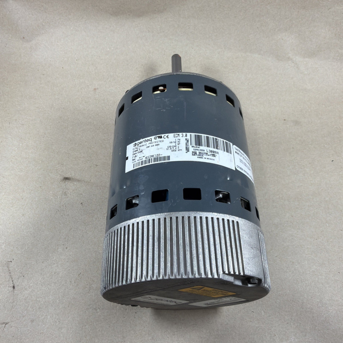 🔥 Genteq ECM 3.0 HD52RE122 Blower Motor 5SME39SXL3008A. GC07  3.0.  1HP