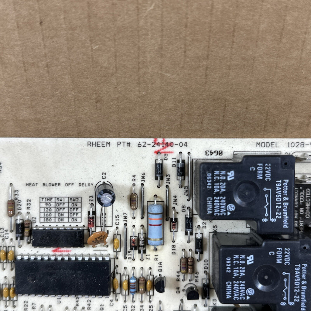 🔥🔥 RHEEM RUDD 1028-83-9282B Furnace Control Board 62-24140-04 1028-928 (C309)