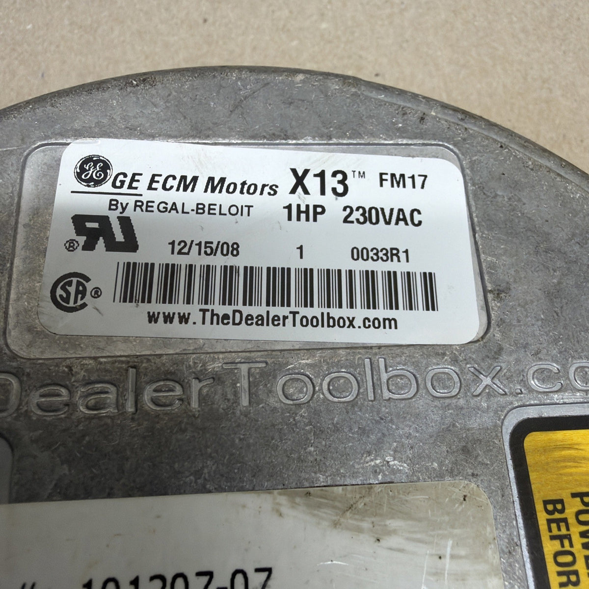 🔥 Genteq X13   ECM FM17 230VAC 1HP  CCW  Blower Module 101207-07