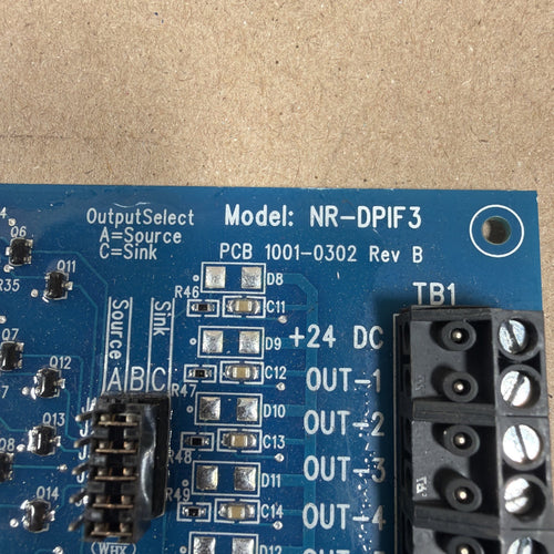 DrivePak Interface NR-DPIF3 PCB 1001-0302 Rev B
