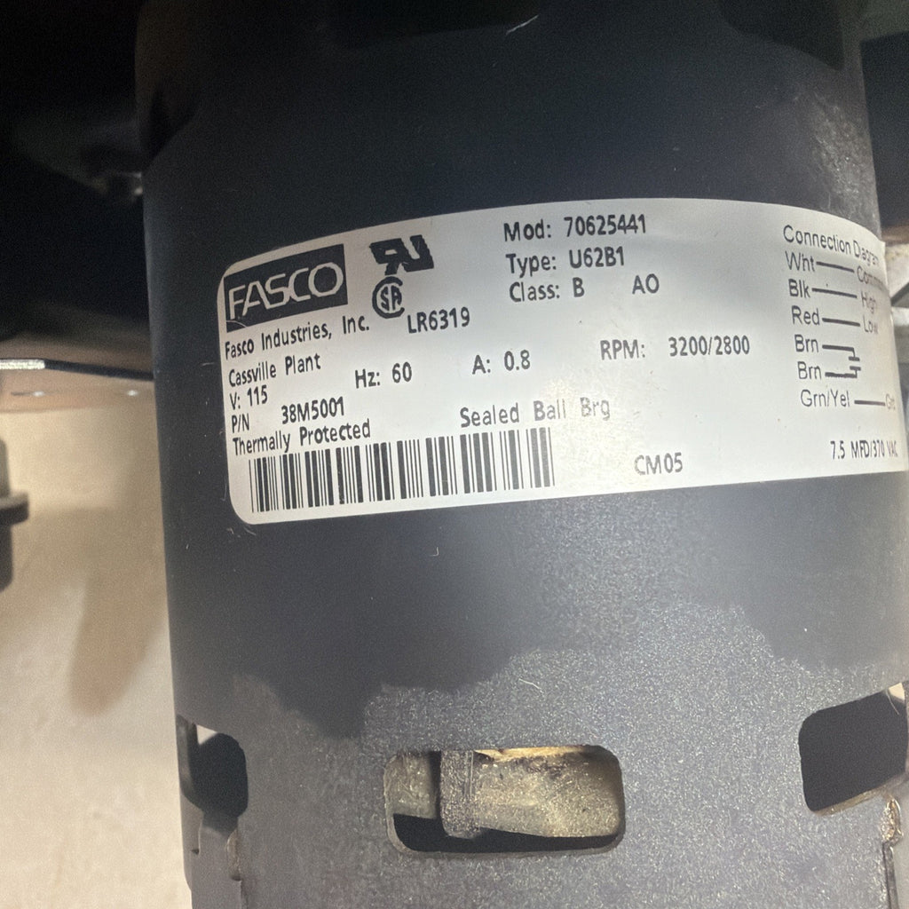 TESTED✅ Lennox 38M5001 Inducer Draft Blower Assembly Fasco 70625441 Motor