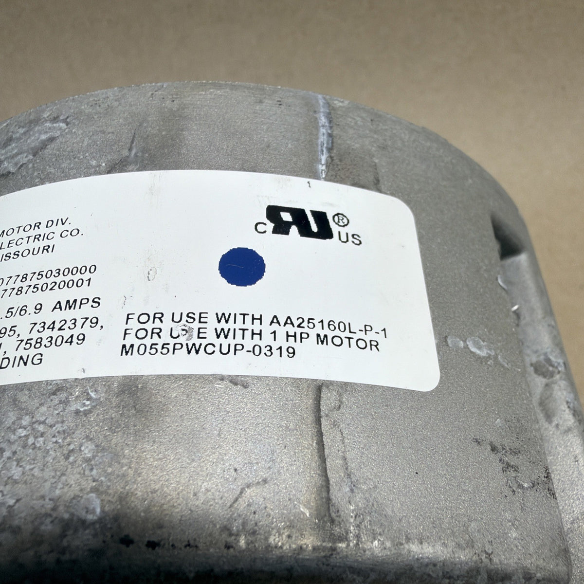 TESTED 🔥 EMERSON BLOWER MOTOR Module  M055PWCUP-0319  120/240V, AA25160L-P-1