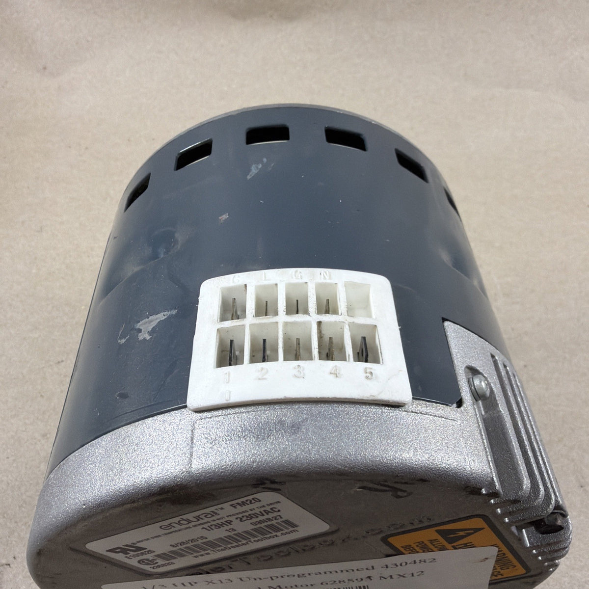 TESTED🔥 GENTEQ X13 ECM BLOWER MOTOR 5SME39DXL016A 1/3HP 430482 FM20 X13