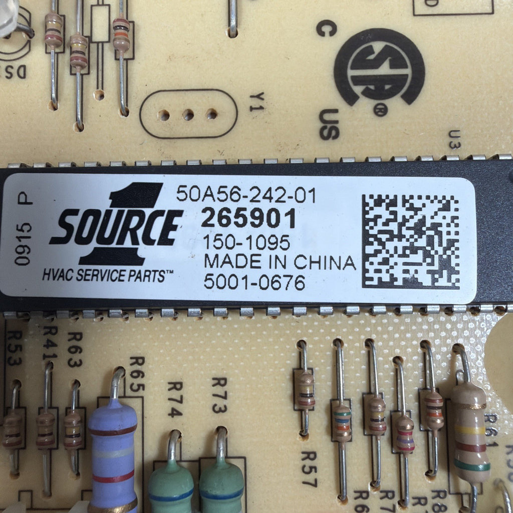 🔥🔥 Source1 York Luxaire 265901 Furnace Control Board Emerson 50A56-242-01