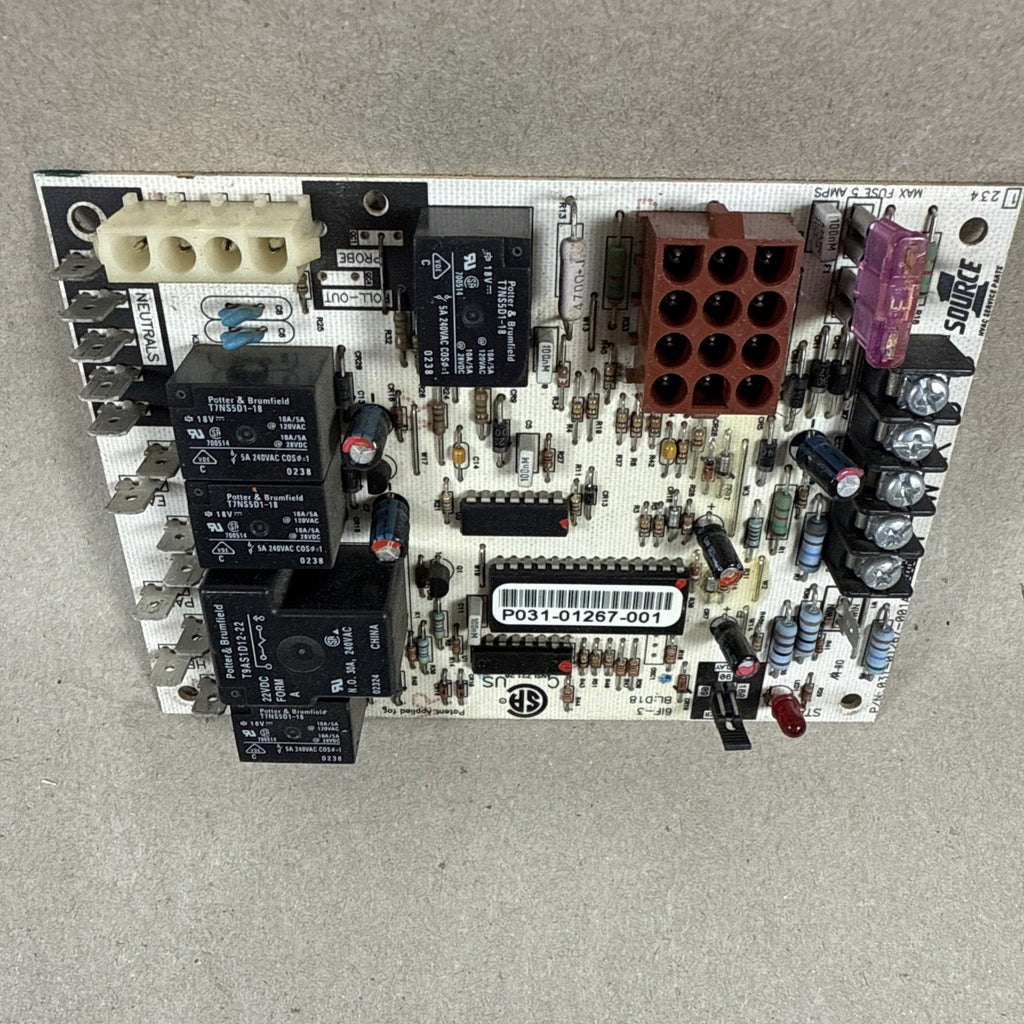 York Coleman P031-01267-001 Furnace Circuit Board SOURCE1 031-01267-001A (C90