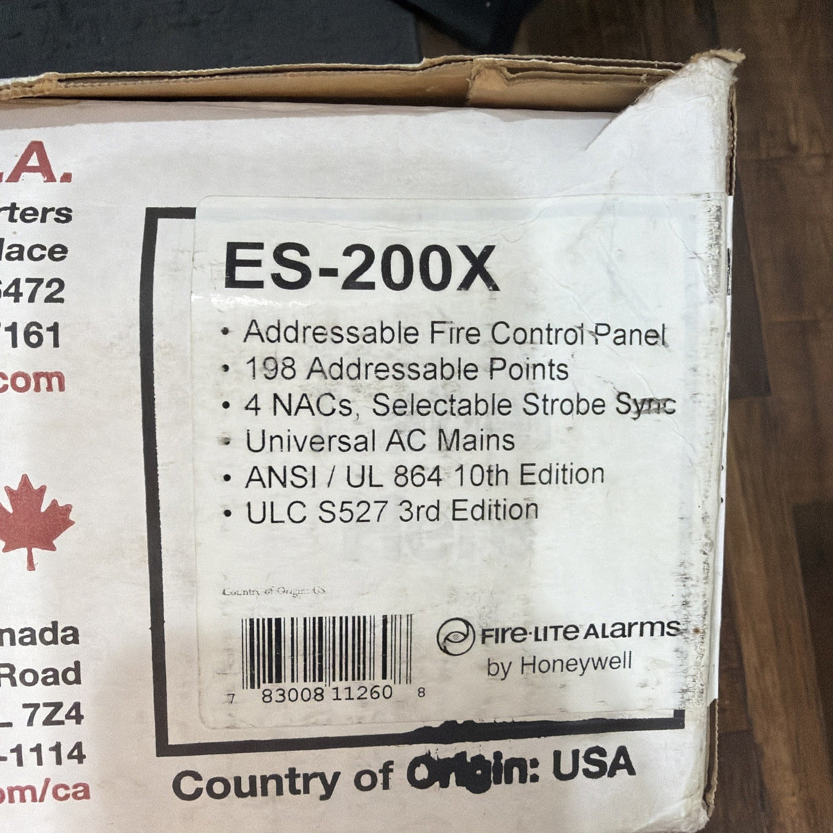(NEW SEALED) ✅.  Fire-Lite ES-200X - Honeywell Fire Control Panel