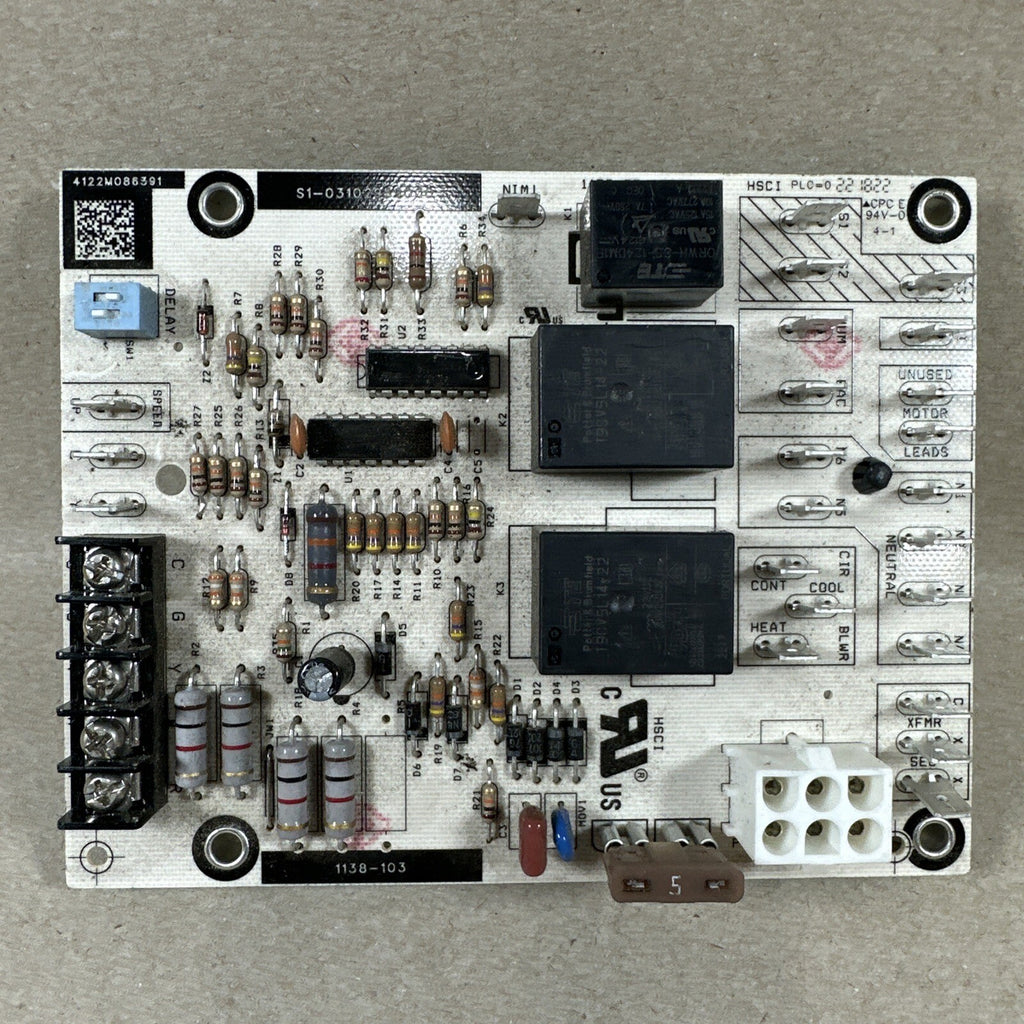 TESTED!  Lennox 106363-01 Furnace Control Board 1138-83-1004A 1138-105 (B98)