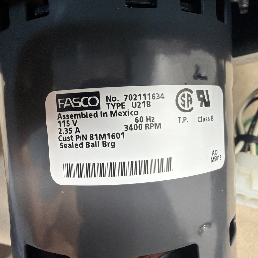 LENNOX  81M1601 FASCO 702111634 FURNACE INDUCER BLOWER 702111634J