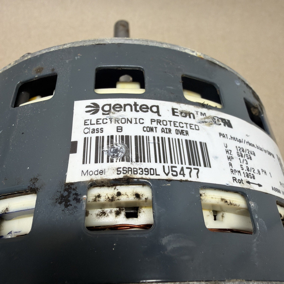 🔥 Genteq Eon 5SAB39DLV5477 Programmable Motor 1/3hp 208/230V  D344733P18 HD04