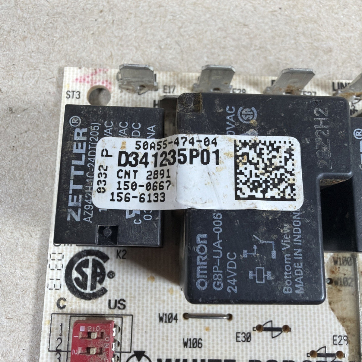 TESTED✅. Furnace Control Circuit Board 50A55-474-04 D341235P01 White-Rodgers