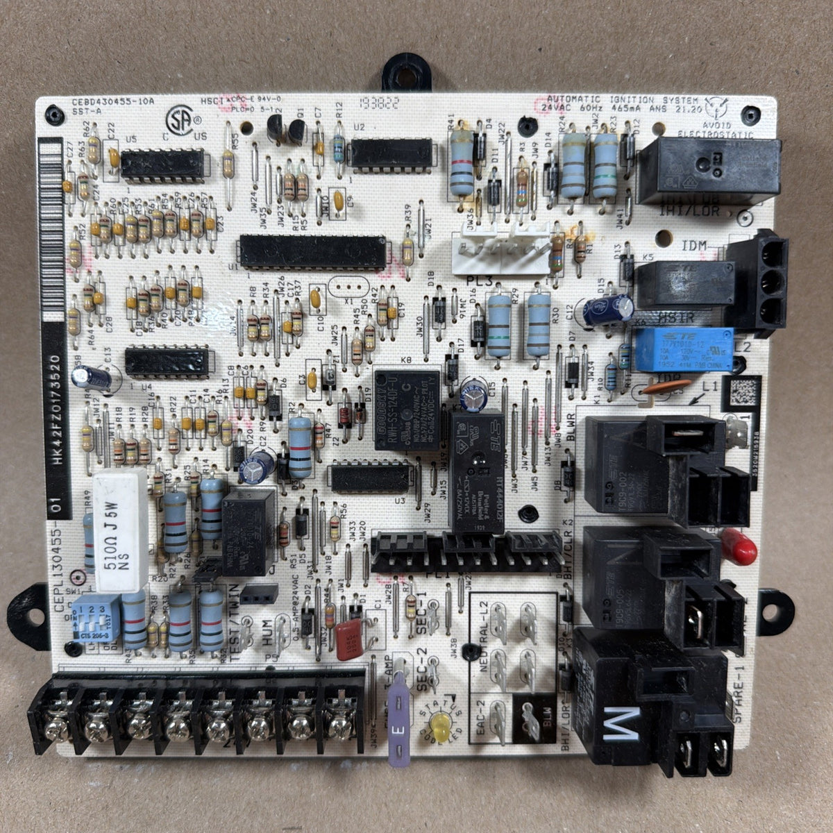 🔥TESTED! Carrier Bryant HK42FZ017 Control Board CEPL130455-01 CEBD430455-07A