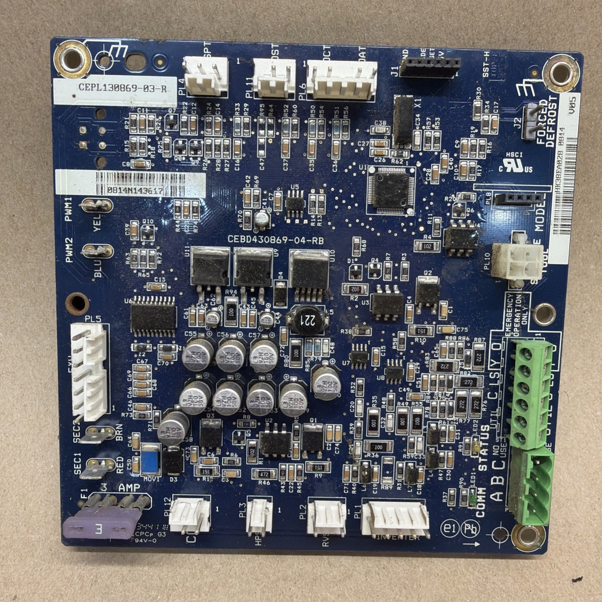 TESTED✅ Carrier Defrost Heat Pump Board CEPL130869-03-R CEBD430869-04-RB