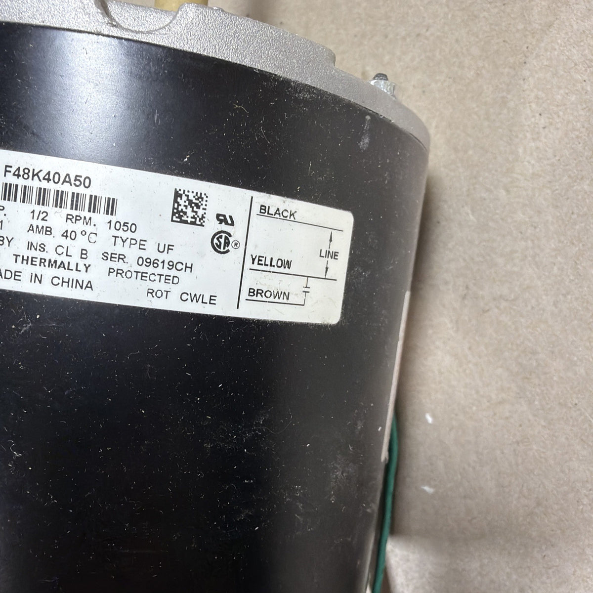 NEW🔥 F48K40A50 GENTEQ Source 1 Condenser Fan Blower Motor S1-02420797700