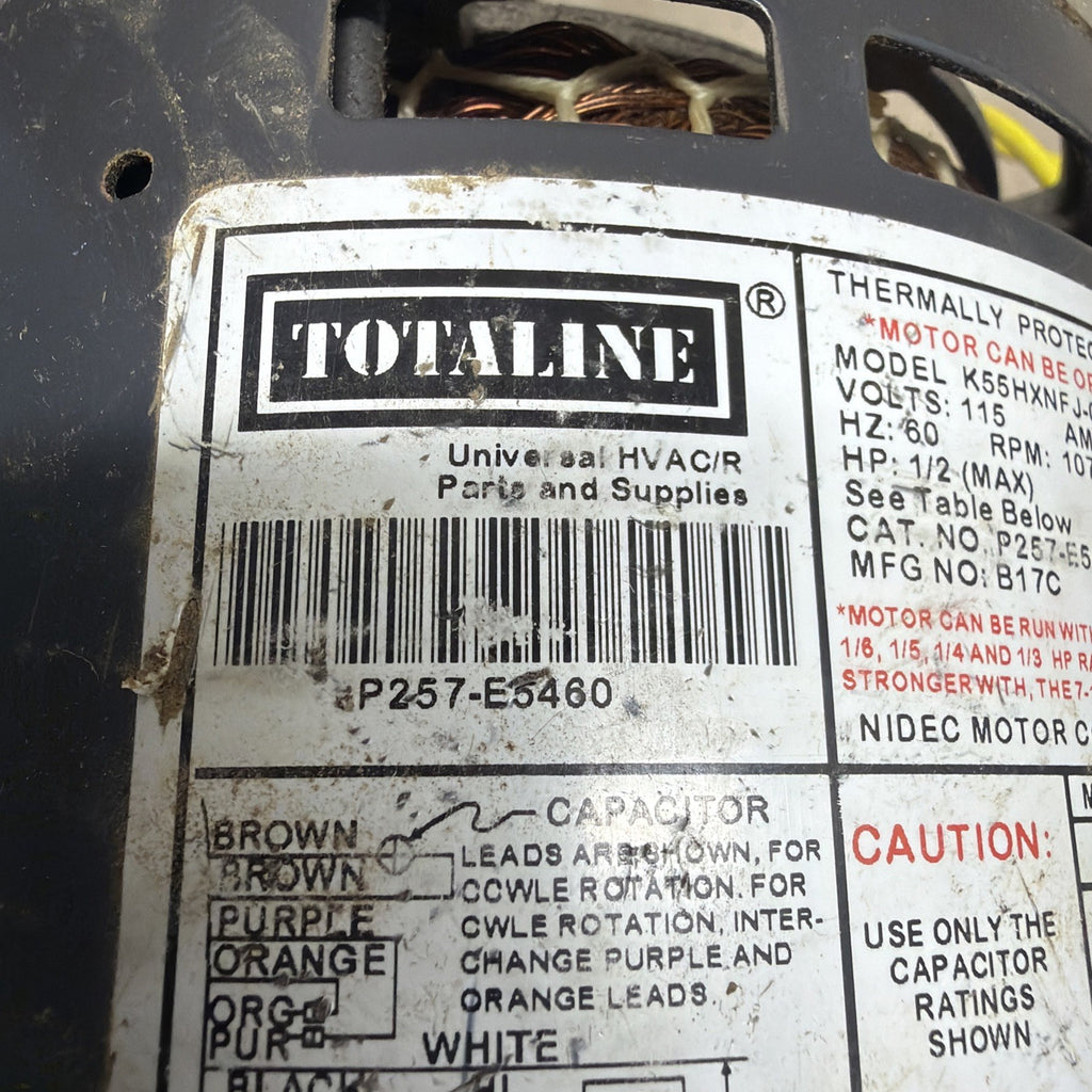 NEW✅ Totaline Multi-HP Direct Drive Blower Motor P257-E5460