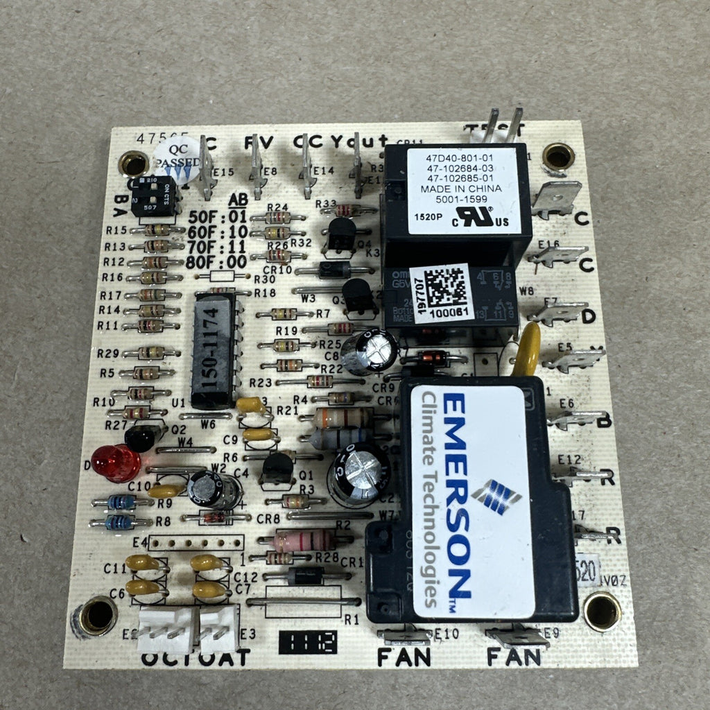 Defrost Control Board White Rodgers Emerson 47D40-801-01 47-102684-03 (I76)