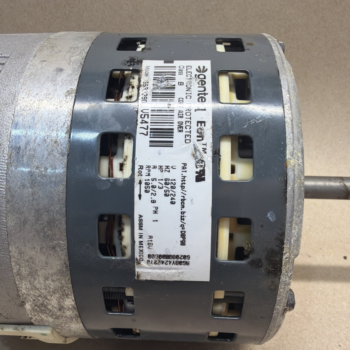 🔥 Genteq Eon 5SAB39DLV5477 Programmable Motor 1/3hp 208/230V  D344733P18 HD04
