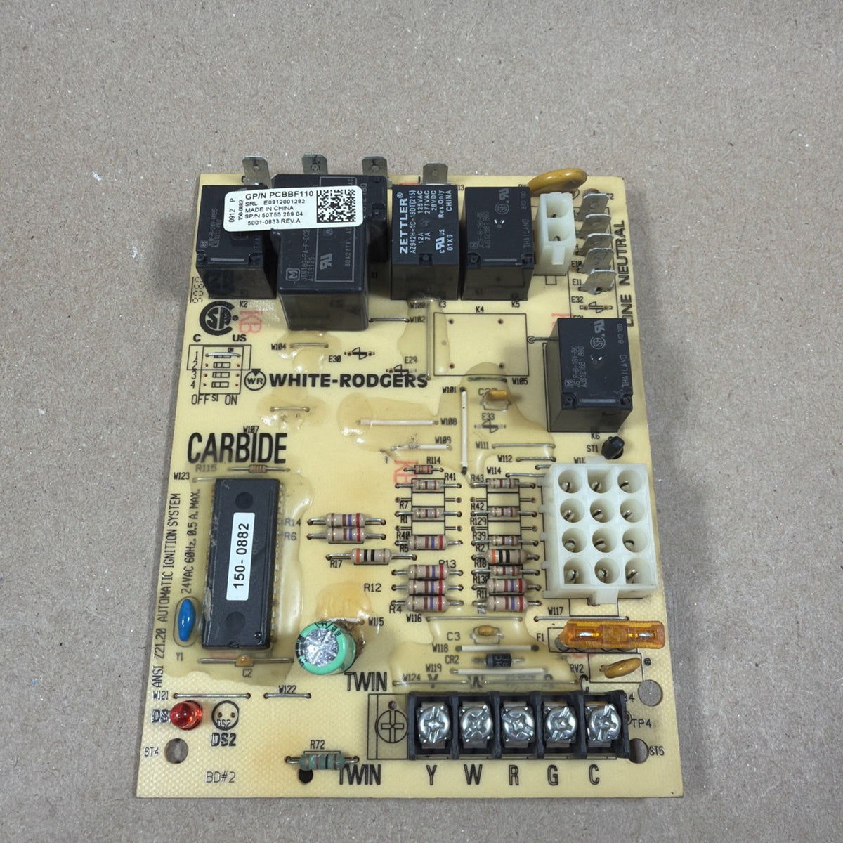 TESTED🔥 White Rodgers PCBBF110 Furnace Control Circuit Board 50T55-289-03