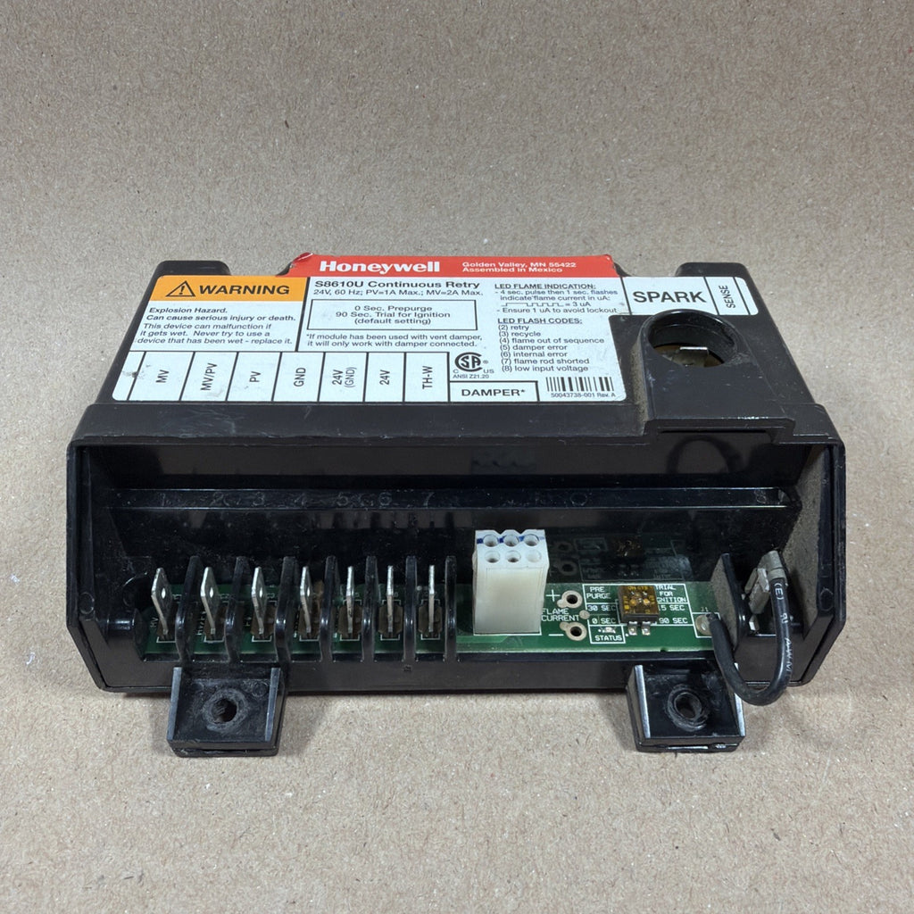 🔥 Honeywell S8610U Universal Intermittent Pilot Ignition Control S8610U3009