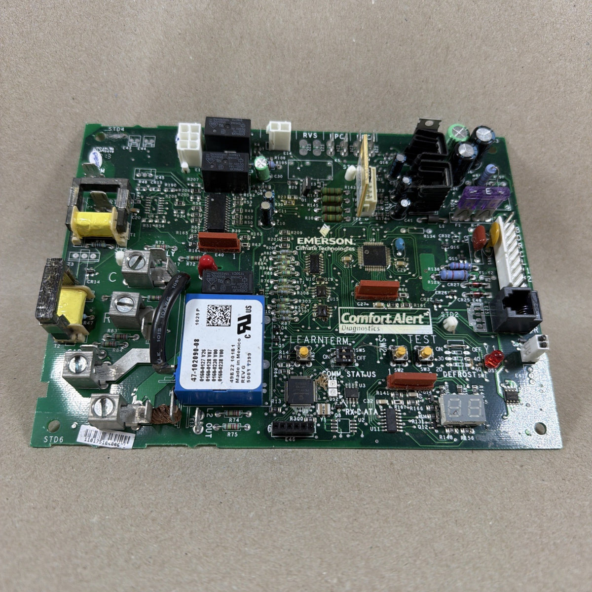 TESTED🔥 Rheem Ruud 49B22-101B1 Furnace Control Circuit Board 47-102090-08 (F7)
