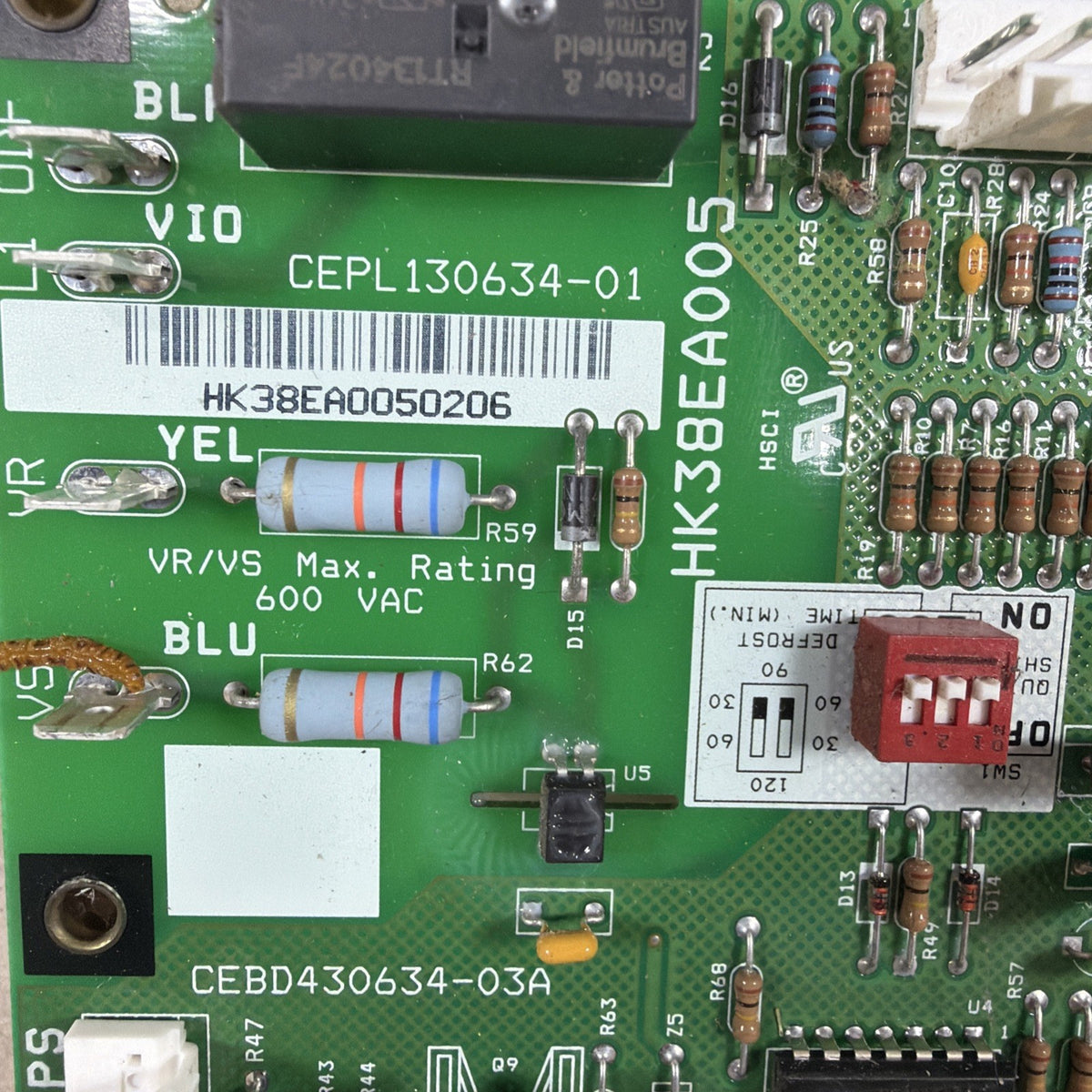 🔥 Carrier Bryant CEPL130634-01 HK38EA005 Fan Control Board CEBD430634-03A