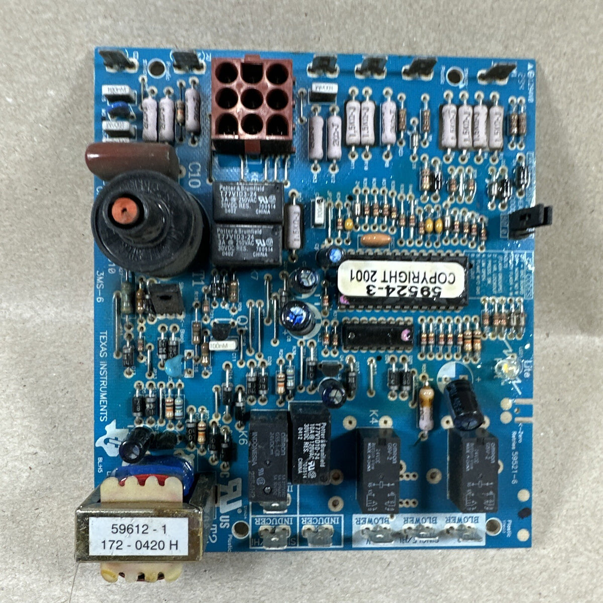 CNT 03456 / 59612-1  / X13650873010 Control Circuit Board HVAC.  59524-3. (E51)