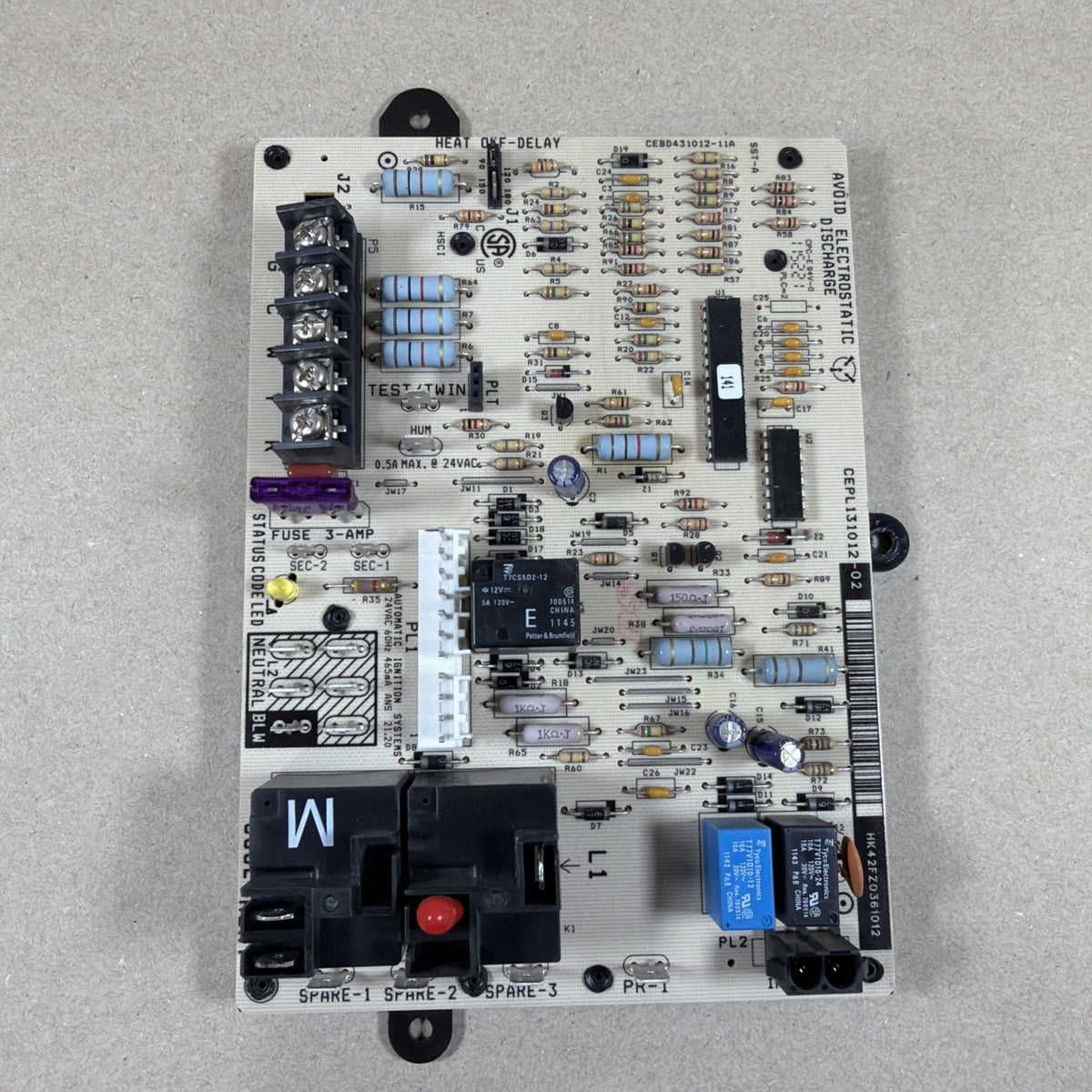 Furnace Control Circuit Board CEBD431012-11A CEPL131012-02 HK42FZ036 Carrier