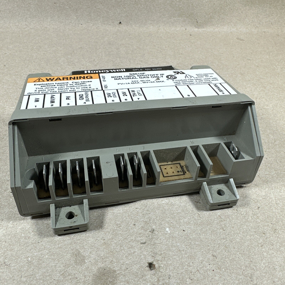 TESTED! Honeywell S8610F Intermittent Pilot Module Control Board S8610F1008 (SP2