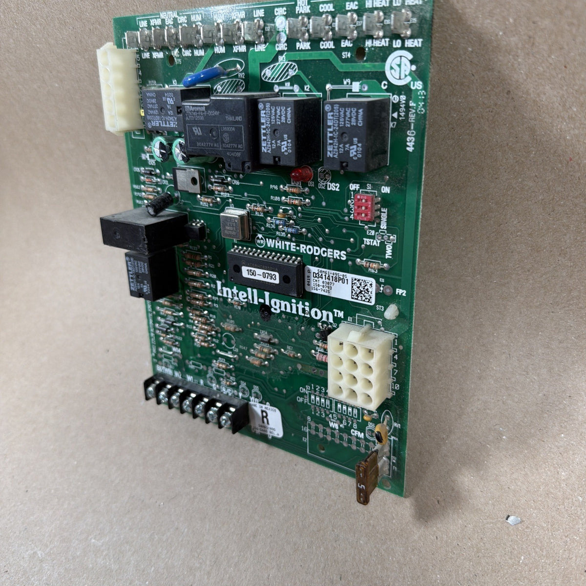 🔥 TRANE White Rodgers 50M61-495-05 Furnace Control Circuit Board D341418P01