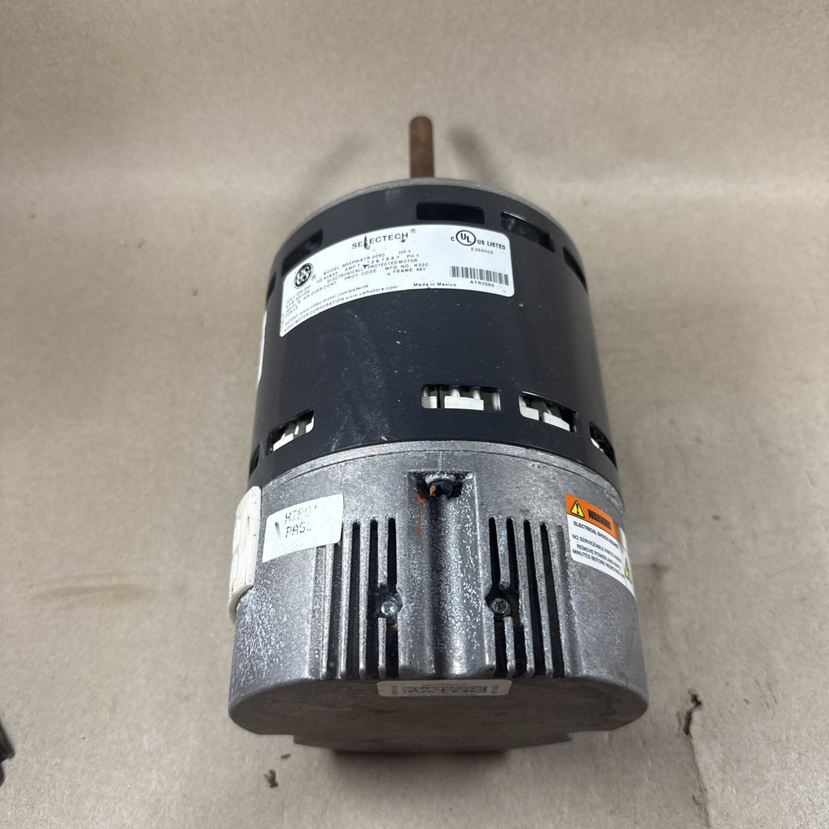 US Motors SELECTECH M55PWATR-0050 ECM Blower Motor 1HP 208-230V 105914-26 (#53)