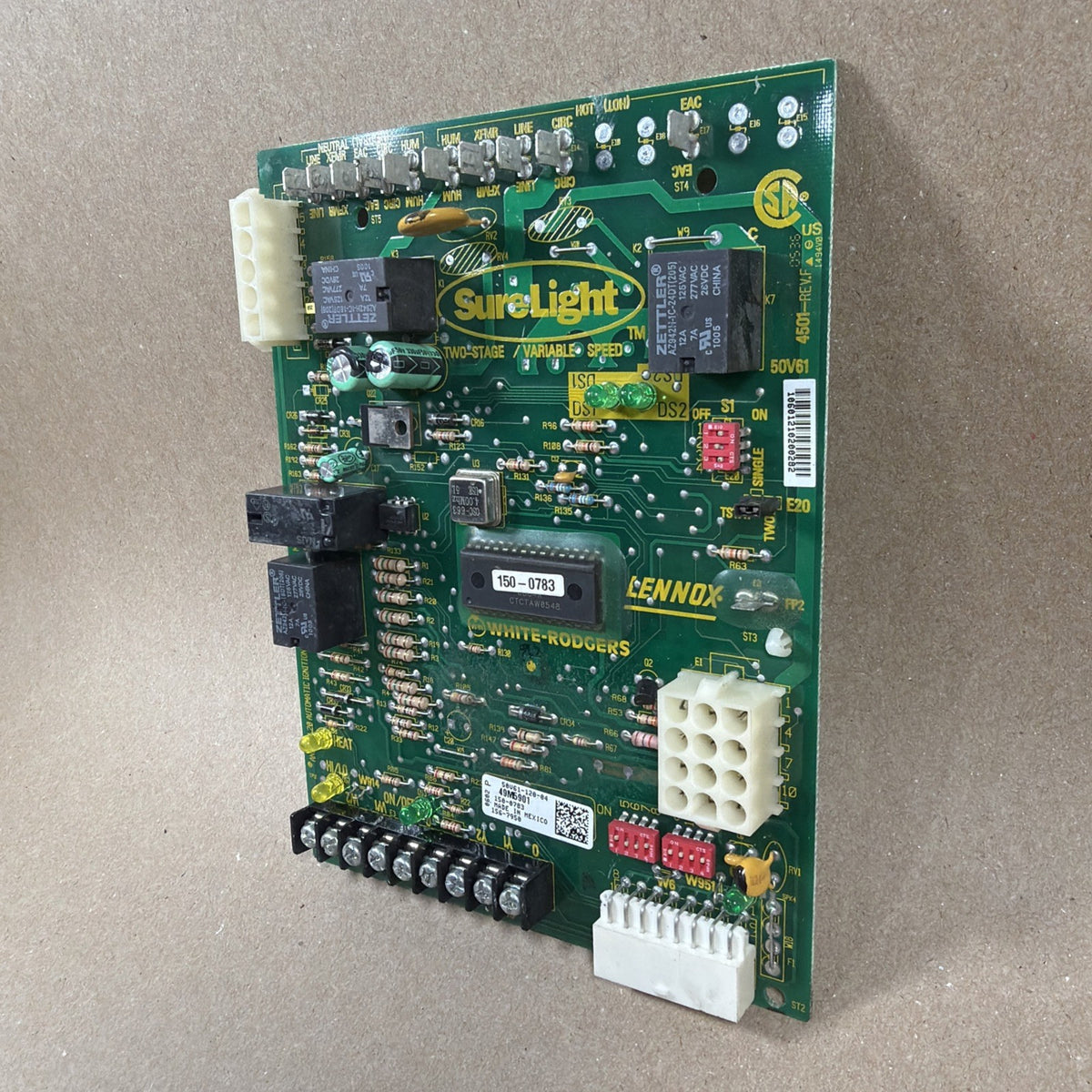 TESTED✅.  LENNOX 49M5901 50V61-120-04 Furnace Control Board